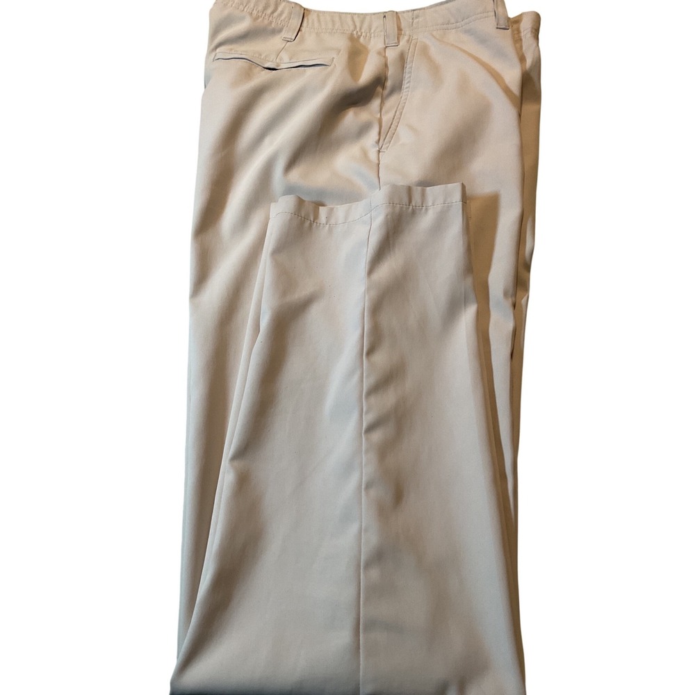 BCG Mens Golf Pants 34x34Tan Performance Stretch Recycled Poly. Free‎ shirt